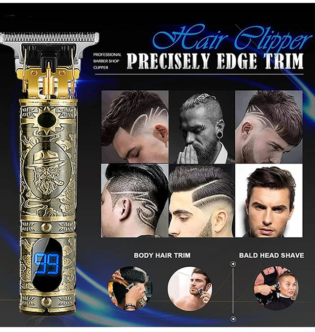 New Trimmer for Men Barber Shop Hair Clipper Men's Lawn Mower Razor Beard Haircut Machine Electric Shaver Hair Cutting Machine