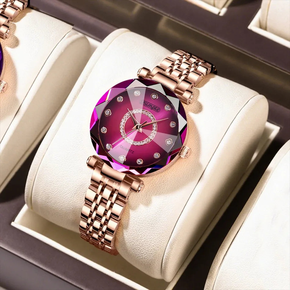 2pcs Luxury Elegant Women's Watch Set, Quartz Movement Casual Watch |Party Dress Wristwatch | Gorgeous | fashion accessories