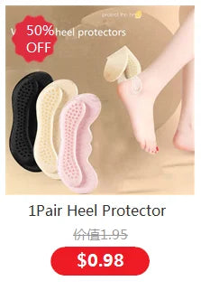 1Pair Heels Forefoot Pads Relieve Pain Orthopedic Insoles Silicone Cushion Sandals Foot Care Products GEL Non-slip Shoes Pad