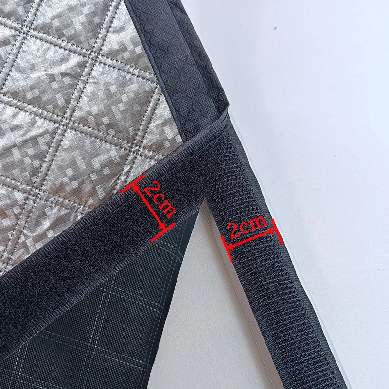 Magnetic winter thick door curtain -  easy to install - No Drilling- Keep Cold Out & Warm In-Windproof partition curtain
