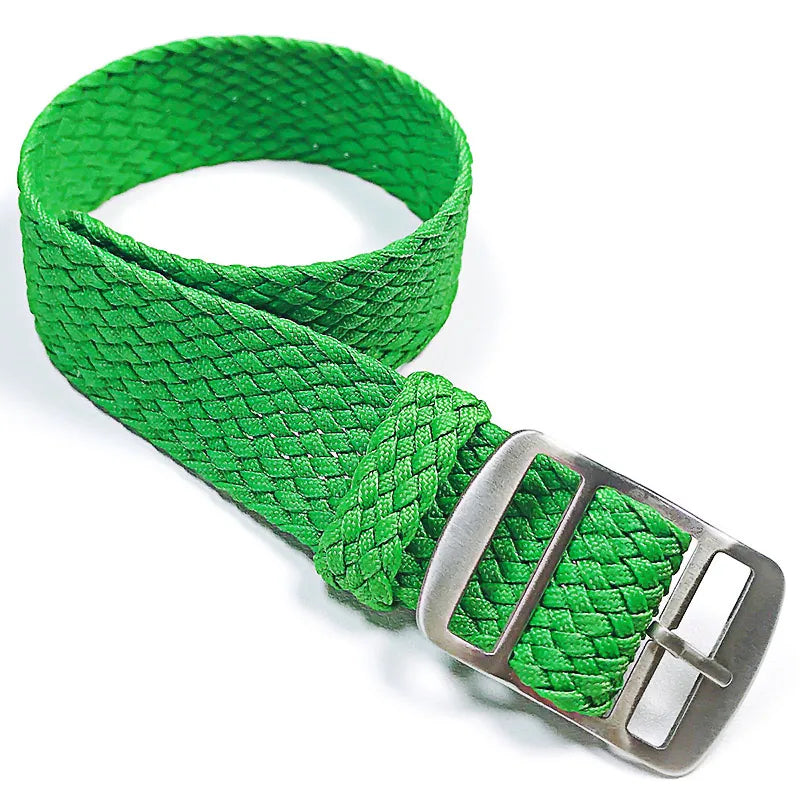 Fabric Woven Bracelet for Perlon Watch Band Replacement Wristband 14mm 16mm 18mm 20mm 22mm Nylon Strap Watchband