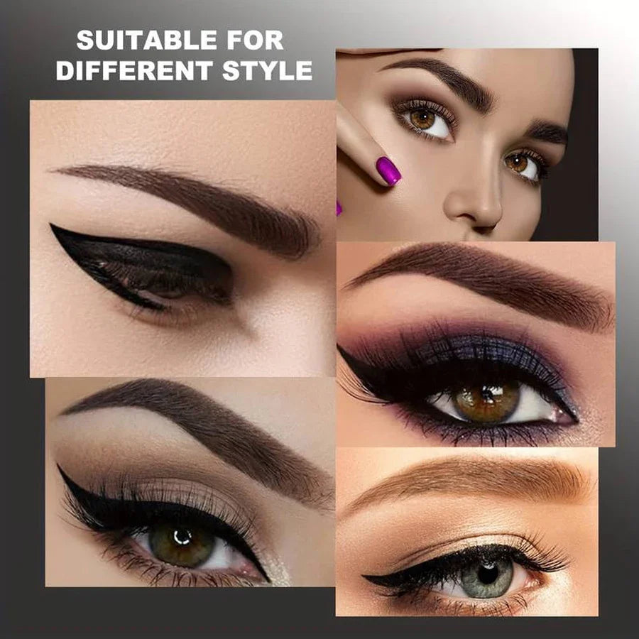 Microblading Eyebrow Pencils with 4 Split Head Waterproof 5 Colors Eyebrow Pens Natural Looking Brows Makeup for Women Cosmetics