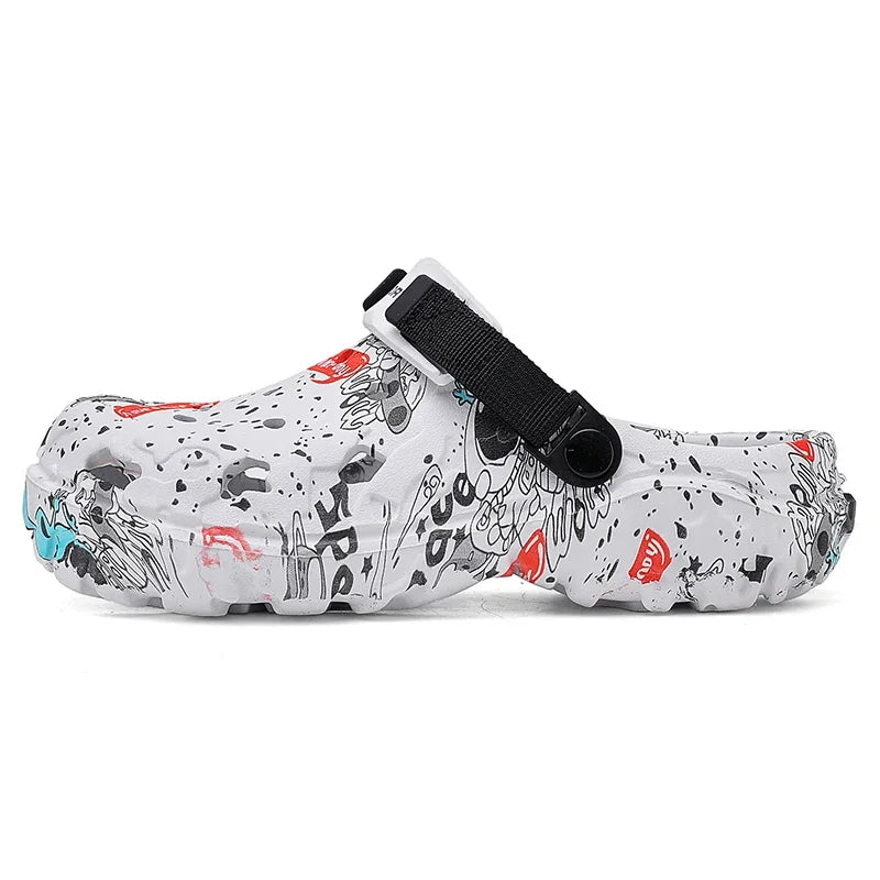 Men Shoes Slippers Men Garden Flat Sandals Platform Sandals Man Summer Sandals 2025 Male Sneakers Outdoor Flip Flops Home Clogs