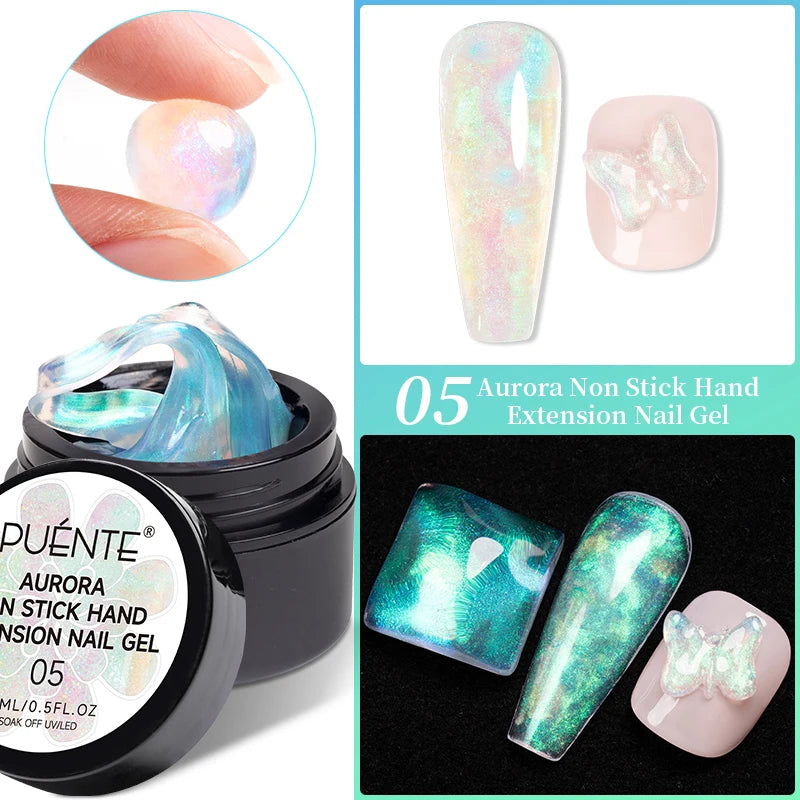 PUENTE 7.5ML Smooth Ceramics Cat Magnetic Gel Nail Polish White Moonlight Shades Cat Eye Soak Off UV Nail Art Varnish Manicure
