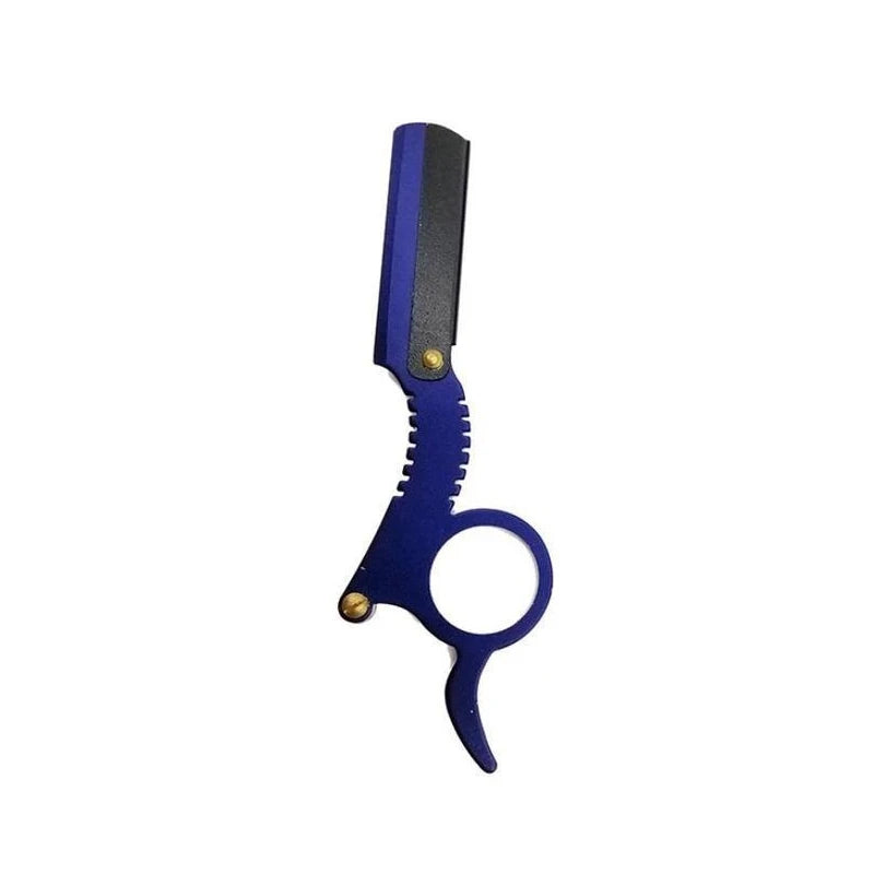 Professional Single Ring Barber Single Edge Shave Razor Vintage Classic Edge Razor with Easy Blades Replacement for Barber Salon