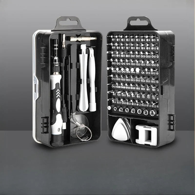 115-in-one Cross-border Watch, Computer and Mobile Phone Disassembly and Repair Hardware Tools Screwdriver Set Tool Kit Tool Set
