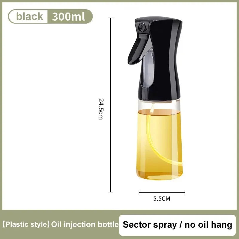 200/300ml Kitchen Oil Bottle Cooking Spray Olive Bottle Fitness Barbecue Spray BBQ Cooking Kitchen Baking Olive Oil Spray