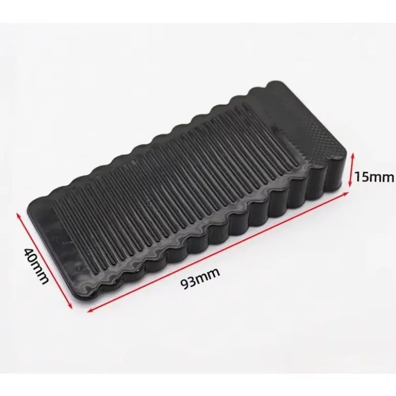 Front Door Stopper: Anti-collision, Movable Rubber Doorstop for Household Use.  Wedge-shaped Hardware for Home Applications
