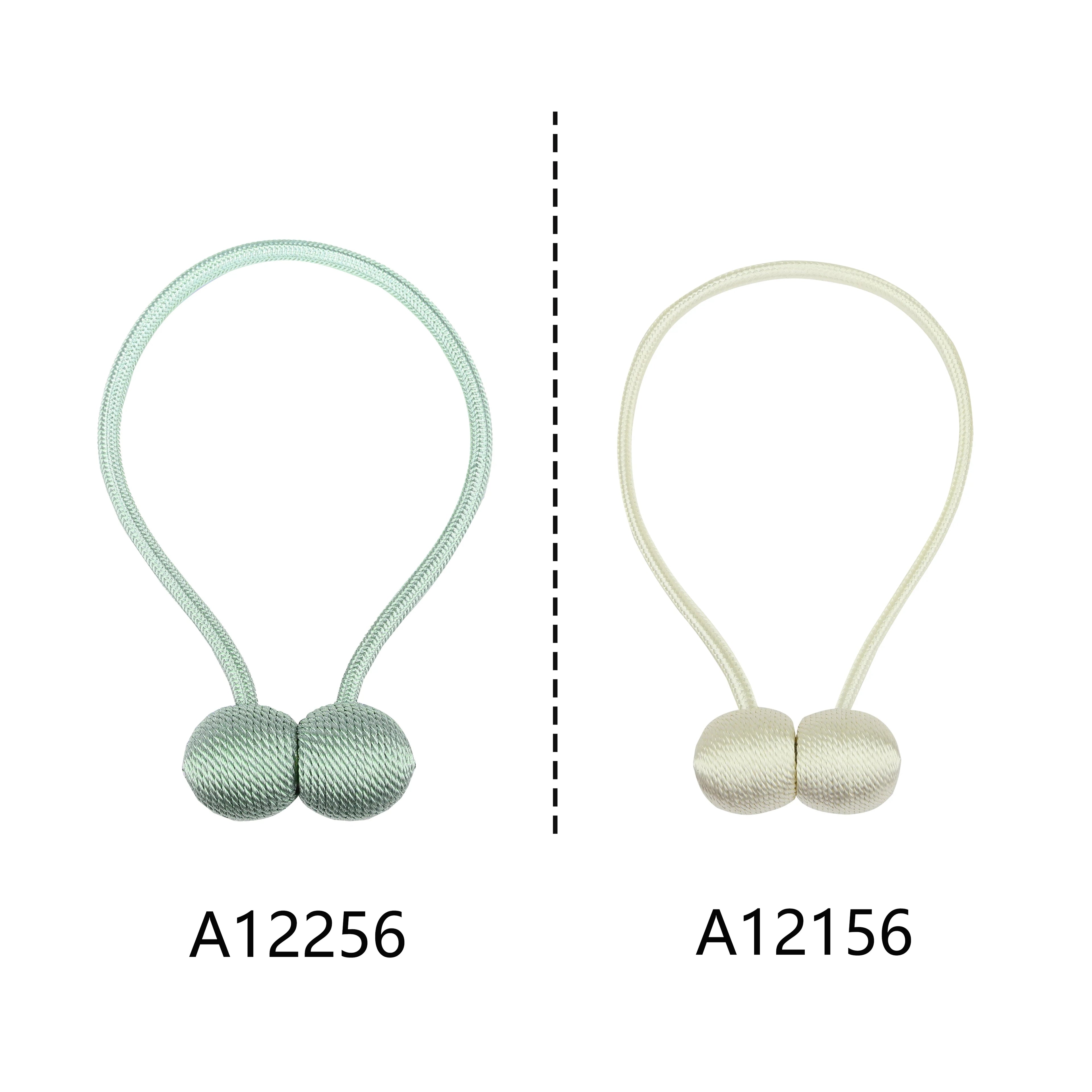 BELAVENIR Magnetic Curtain Tieback High Quality Clip Curtains Buckle Holder Decorative Home Polyester Curtains Accessories