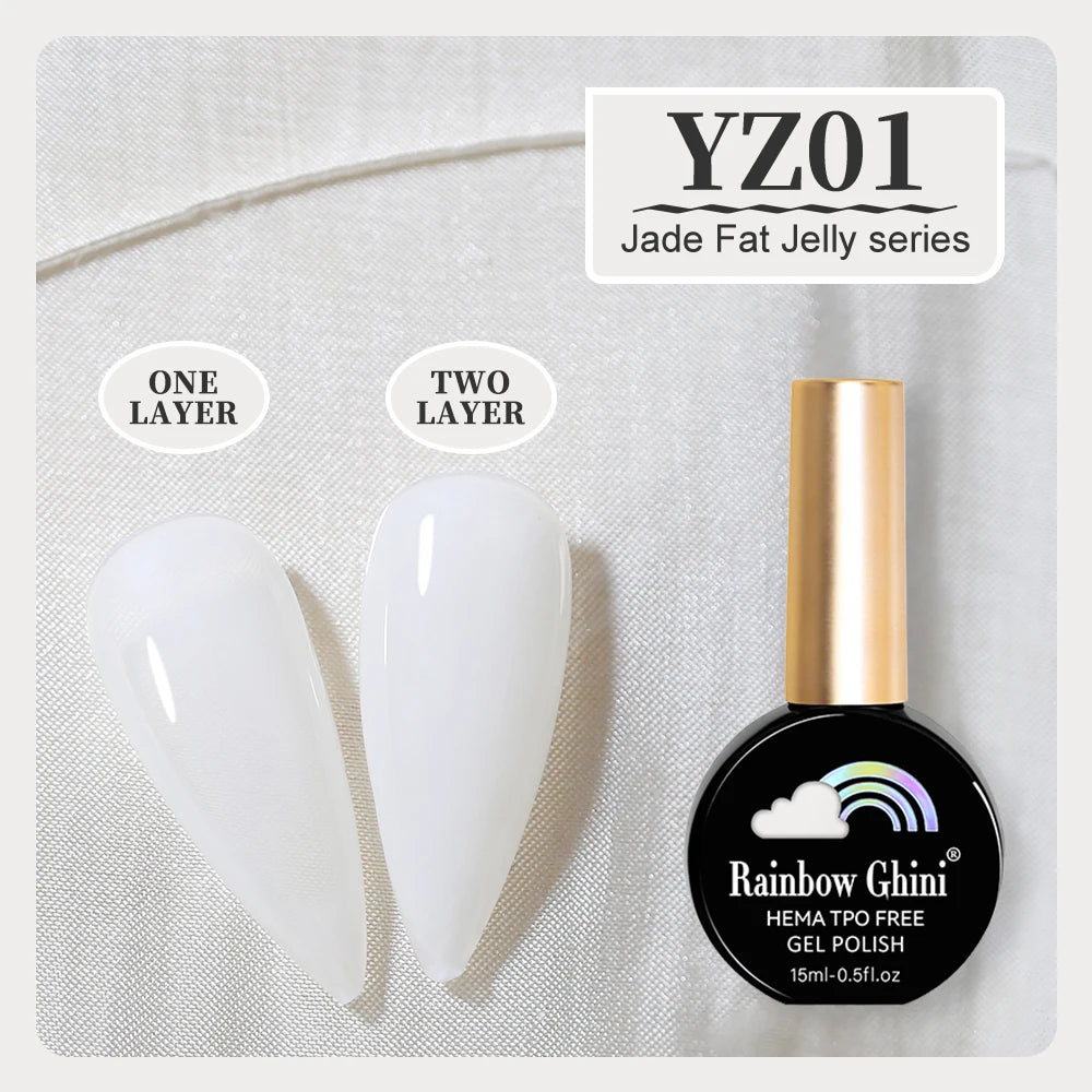 RG 15ML 146Colors HEMA&TPO Free Long Lasting Nail Polish Colorful UV Nail Gel Top Base Coat Supplies For Professional Manicure