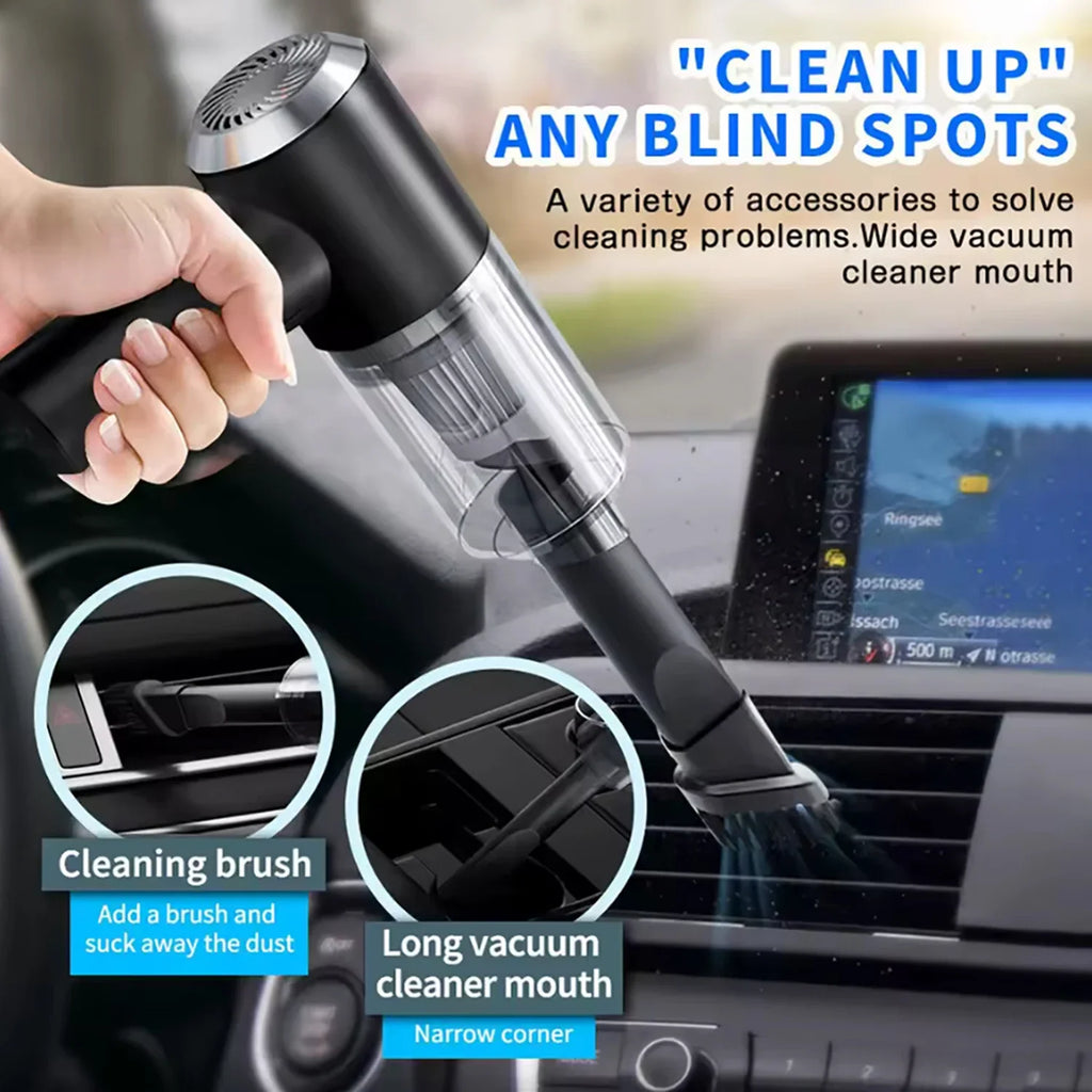 Car Vacuum Cleaner Portable Small Vacuum Cleaner For Multi Purpose Vehicles Small Household Pump Handheld Car Vacuum Cleaner