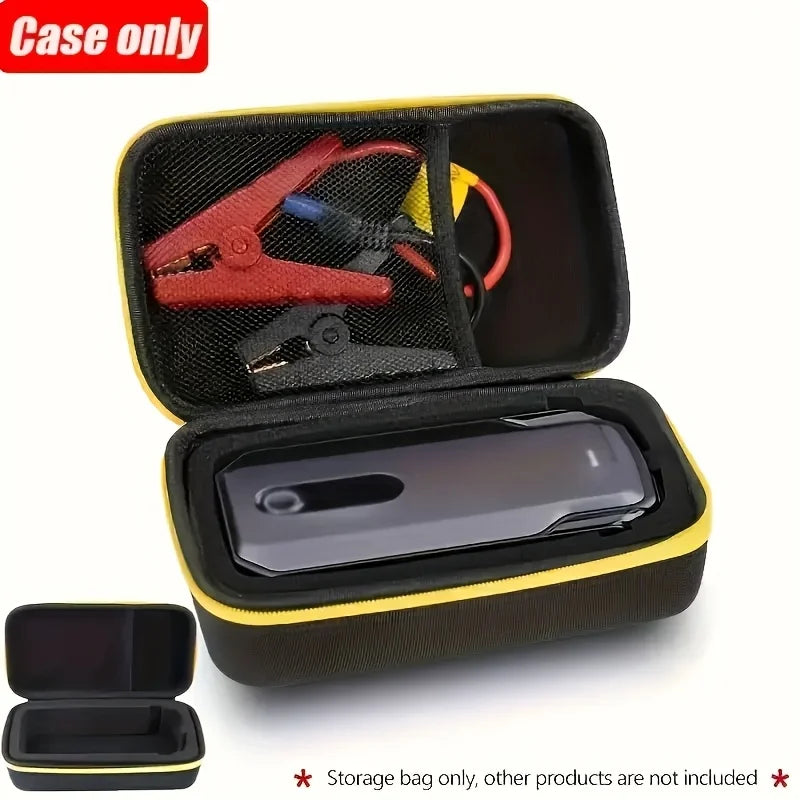 Portable EVA Car Starter Storage Box - Shockproof and Drop-Proof Protective Case, Lightweight Organizer for Car Accessories