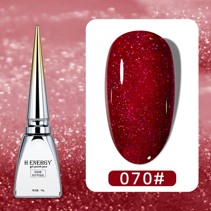 RS NAIL 15ml Gel Nail Polish Red Wine Cat Eye Glitter Gel Varnish Winter Color UV LED Nail Art Gel Lacquer 2021 Top