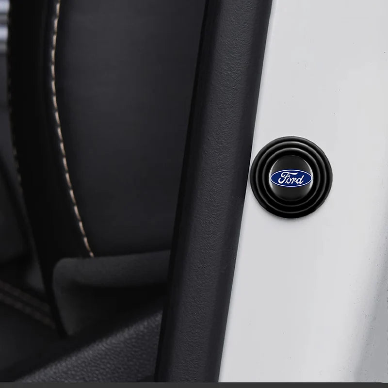 Car Door Shock Absorber Buffer Protective Stickers Soundproof Rubber Pads For Ford Ranger Focus Kuga Mustang Mondeo Fusion Esco