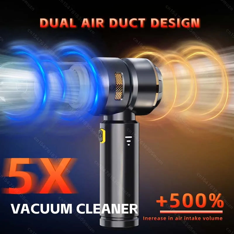 Mini Car Vacuum Cleaner Strong Scution Cordless 998000PA Powerful Wireless Car Cleaner HandHeld Portable Vacuum Cleaner for Car