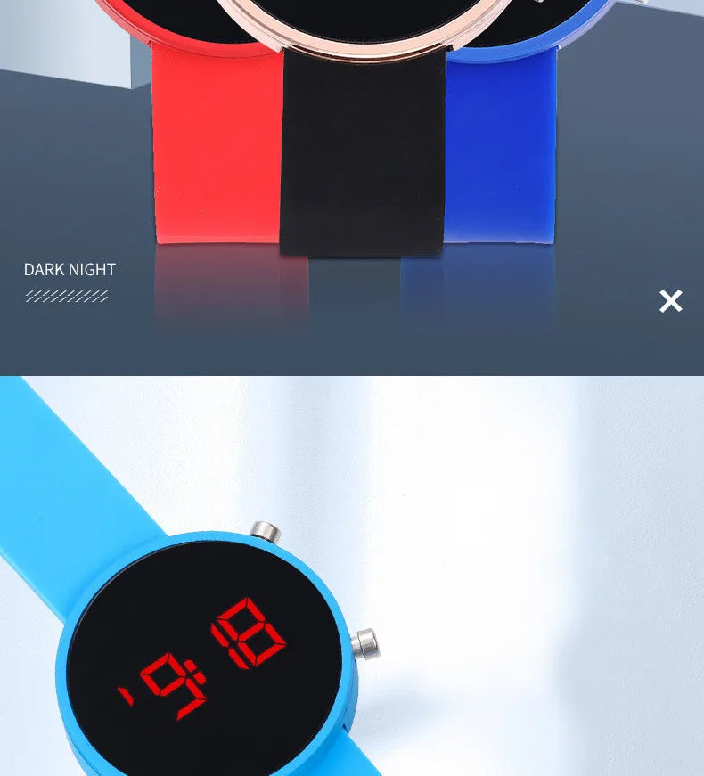 Fashion Digital Watch for Women Simple Men's LED Wrist Watch  Silicone Strap Casual Sports Ladies Watch Clock Gift Reloj Mujer
