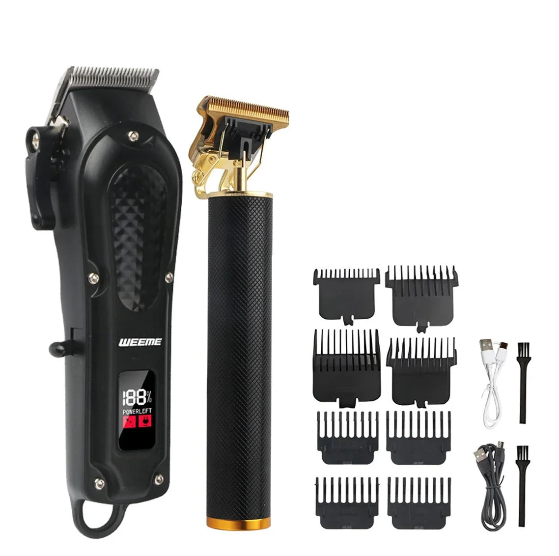 Hair Cutting Machine Electric Vintage Hair Clipper Portable Cordless Shaver Barber USB Fast Charging Hair Trimmer For Hairdresse