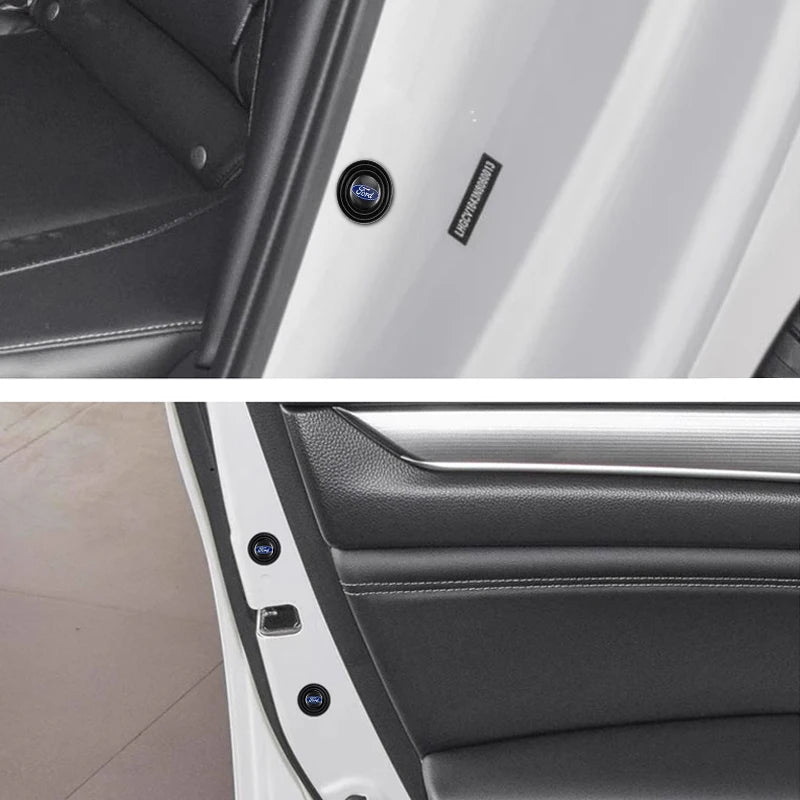 Car Door Shock Absorber Buffer Protective Stickers Soundproof Rubber Pads For Ford Ranger Focus Kuga Mustang Mondeo Fusion Esco