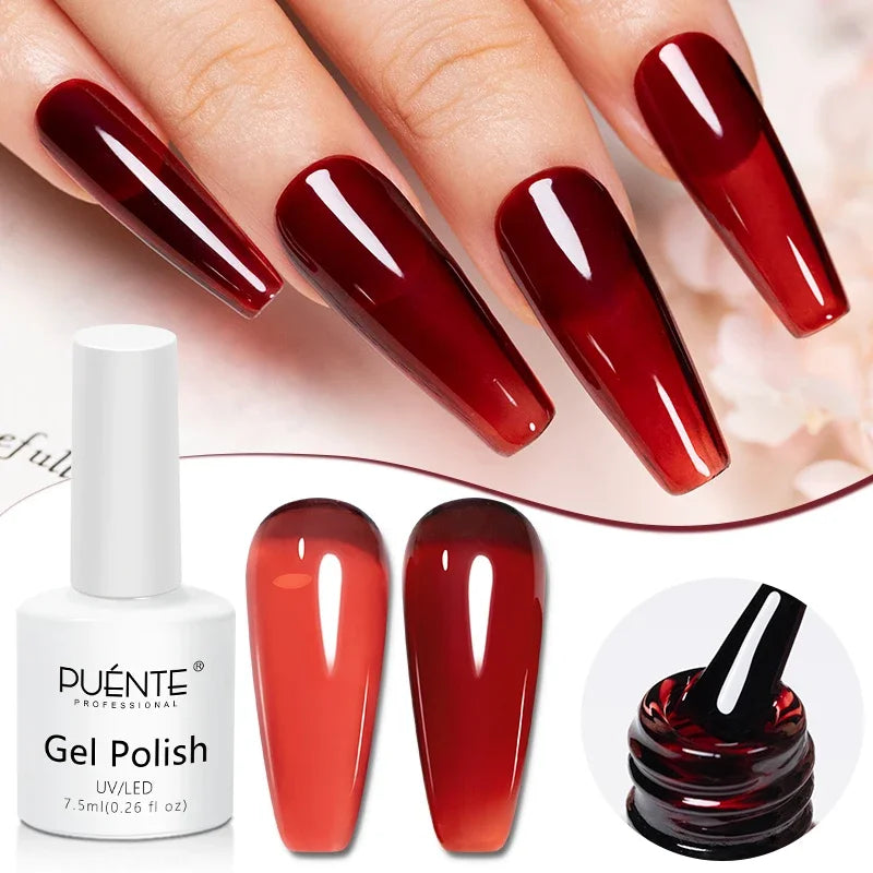 15ML Milky White Jelly Nude Pink Fiber Base Gel For Nails Repair Strengthen Extension Construction Soak Off UV Nail Art Varnish