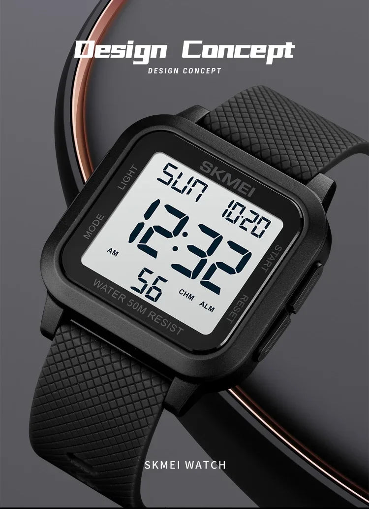 SKMEI 1894 Military Waterproof Mens Watches Electronic Shock Digital Watch For Men Sports Wristwatches 1841 Relogios Masculinos