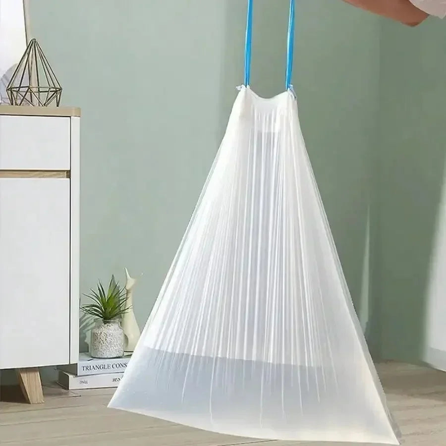 Drawstring Trash Bags with Handles-Thickened Fragrant Disposable Garbage Bags Cat Litter Bag Collect Feces Pet Cleaning Products