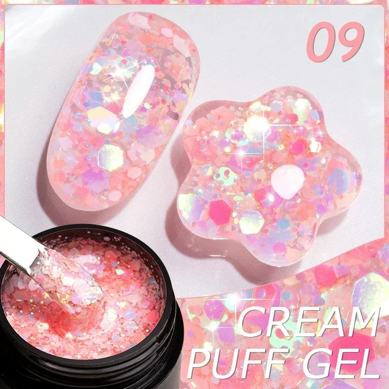 15ML Blooming Marble Gradient Gel Nail Polish Spreading Effect Watercolor Floral Print Nail Art Soak Off UV/LED Nail Varnish