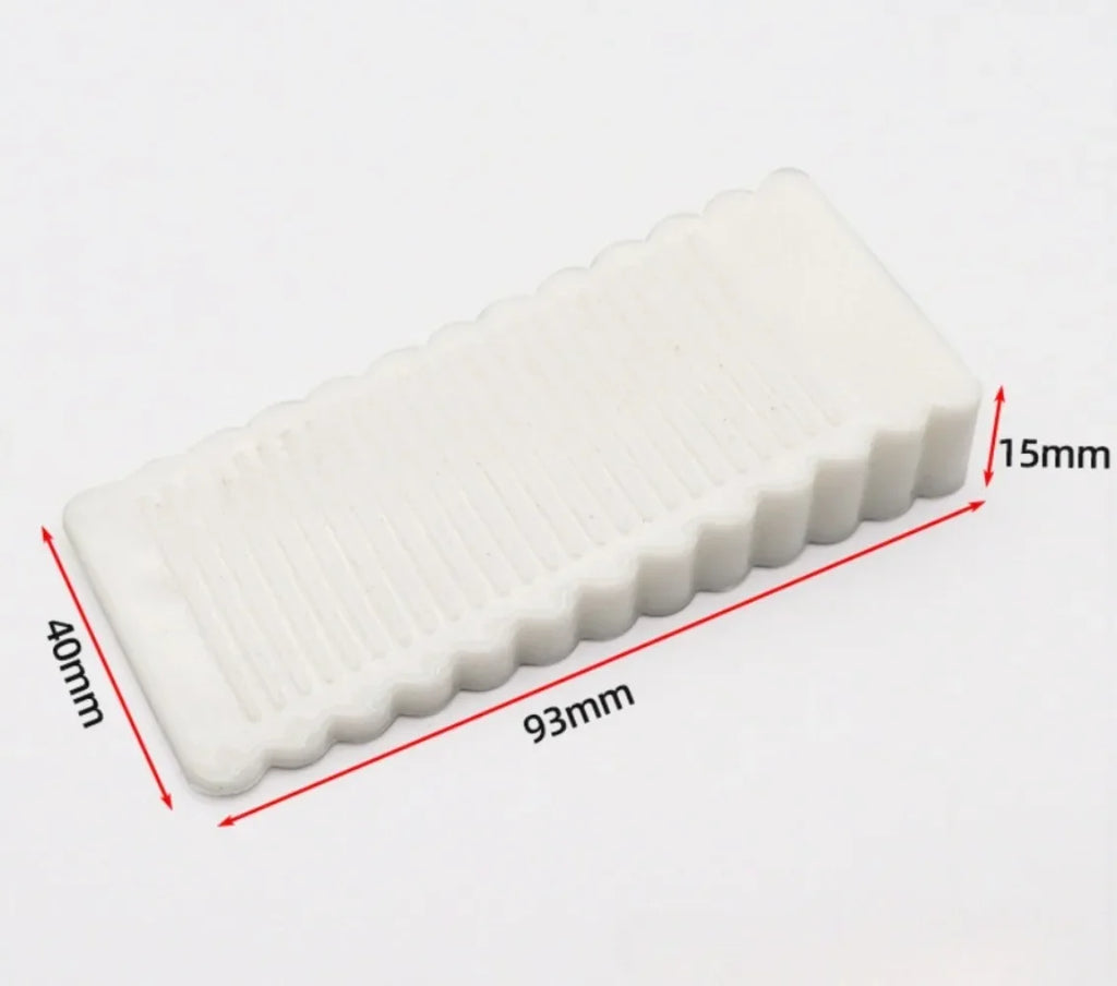 Front Door Stopper: Anti-collision, Movable Rubber Doorstop for Household Use.  Wedge-shaped Hardware for Home Applications