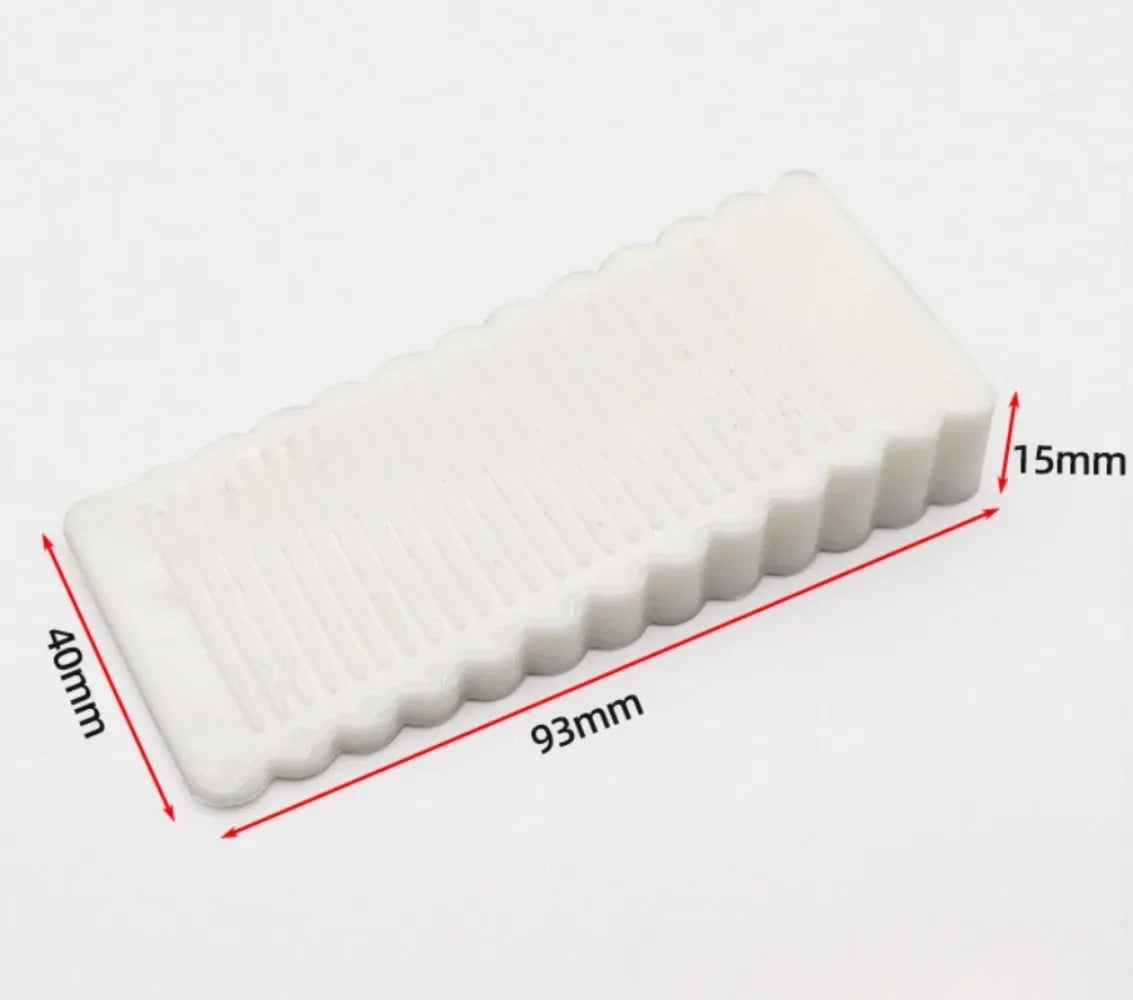 Front Door Stopper: Anti-collision, Movable Rubber Doorstop for Household Use.  Wedge-shaped Hardware for Home Applications