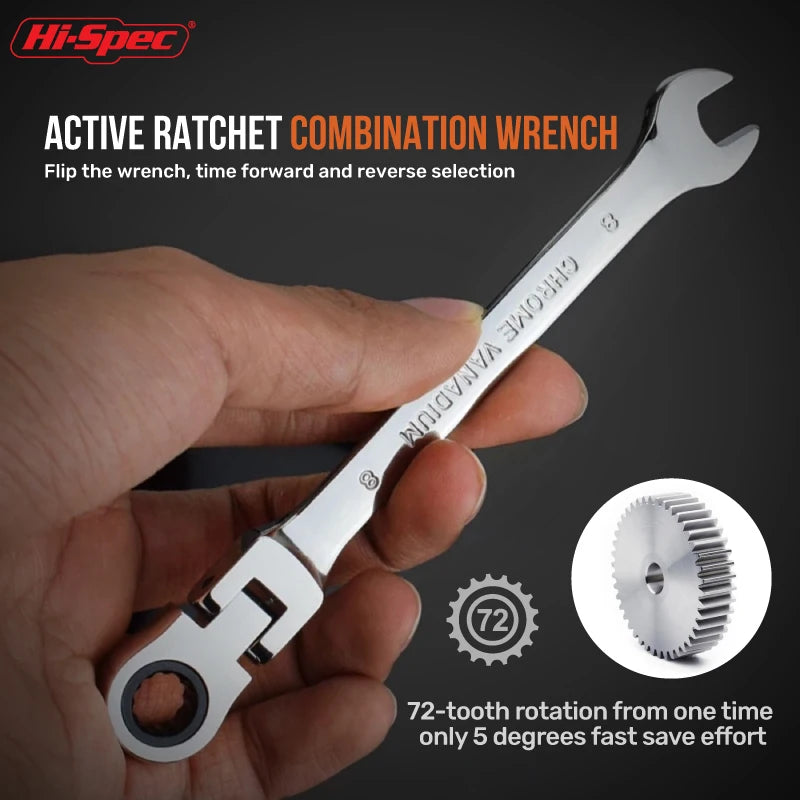 Adjustable Torque Ratchet Spanner Set 8-19Mm Universal Torx Keys For Bicycle And Motorcycle Repairs Mechanical Tool Kit