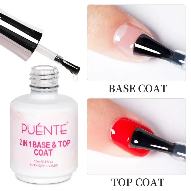 15ML Milky White Jelly Nude Pink Fiber Base Gel For Nails Repair Strengthen Extension Construction Soak Off UV Nail Art Varnish