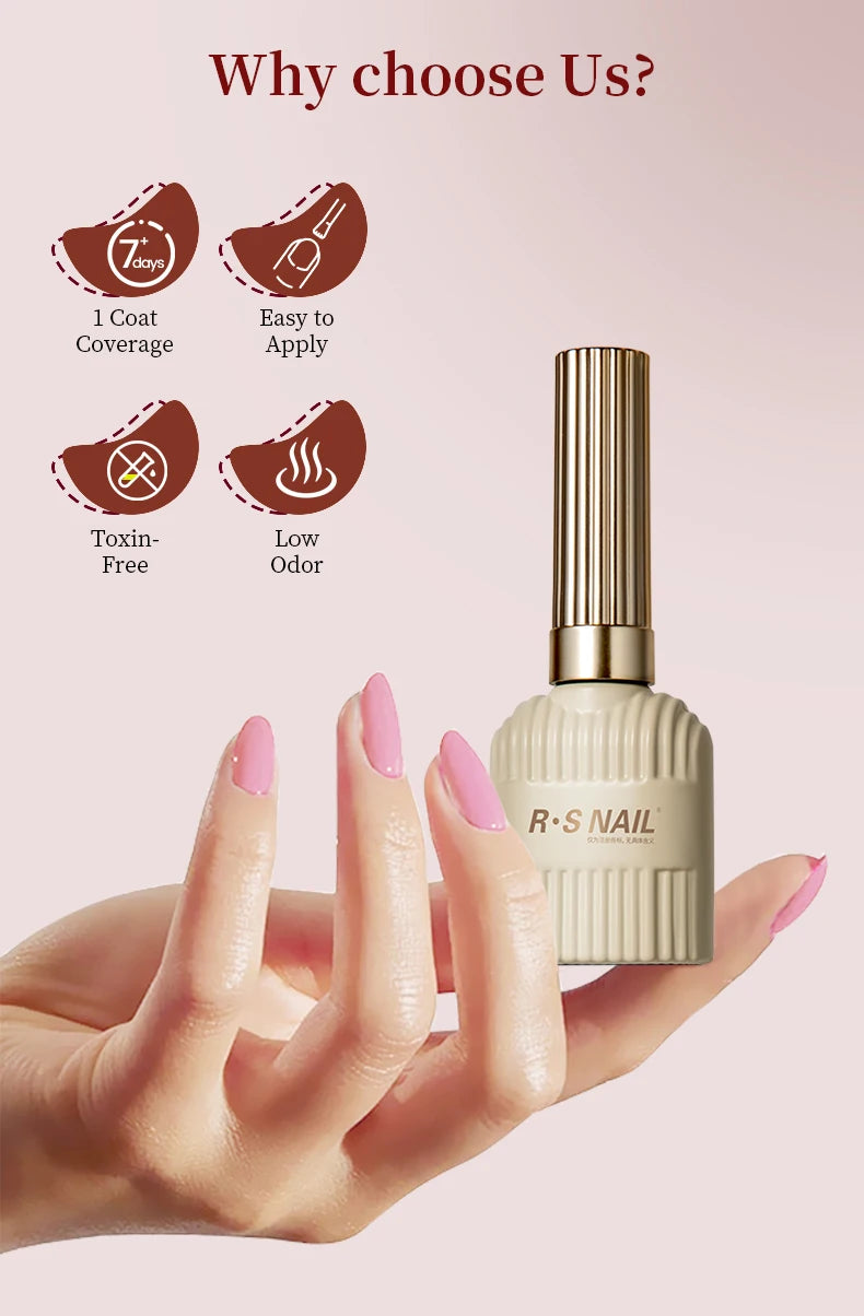 RS NAIL Jelly Transparent Gel Nail Polish 10g Summer Nude Pink Gel Polish Semi Permanent Soak Off UV LED Varnish Jade Nail Gel