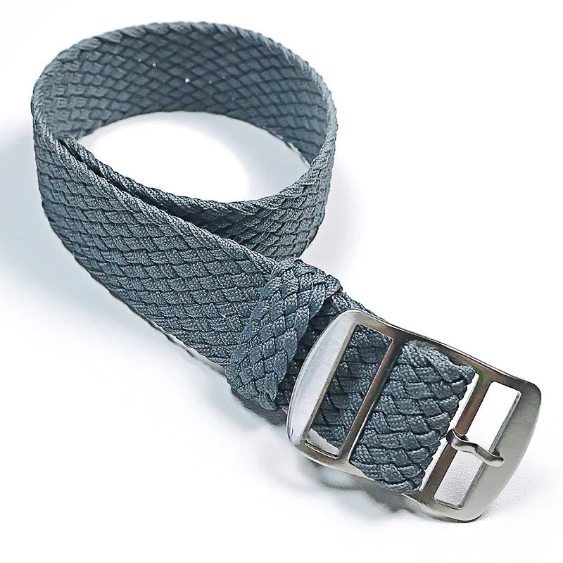 Fabric Woven Bracelet for Perlon Watch Band Replacement Wristband 14mm 16mm 18mm 20mm 22mm Nylon Strap Watchband