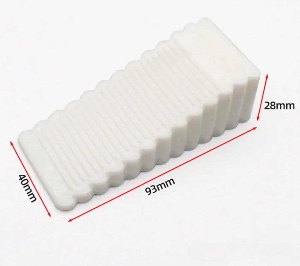 Front Door Stopper: Anti-collision, Movable Rubber Doorstop for Household Use.  Wedge-shaped Hardware for Home Applications