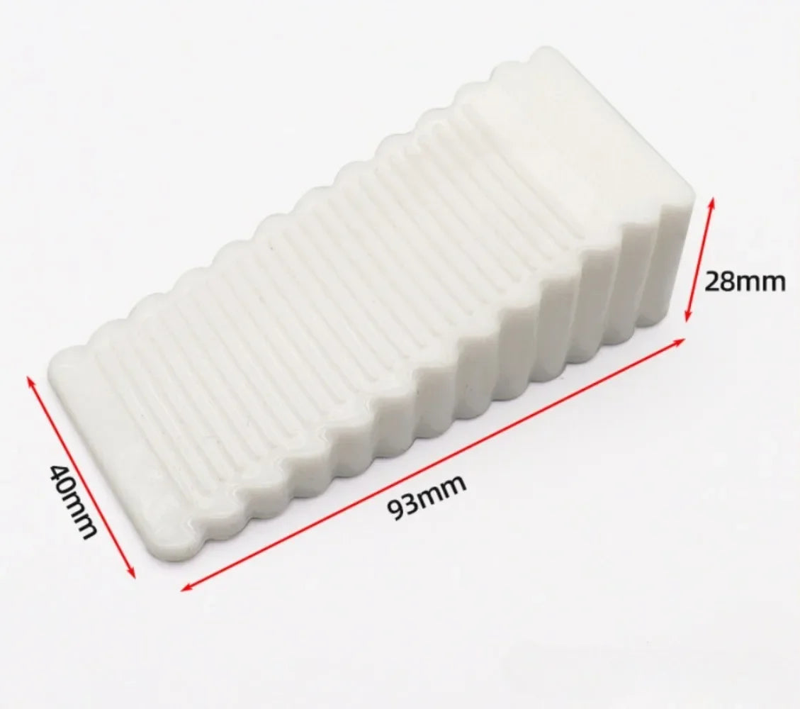 Front Door Stopper: Anti-collision, Movable Rubber Doorstop for Household Use.  Wedge-shaped Hardware for Home Applications