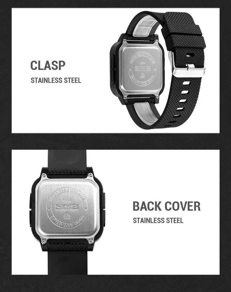 SKMEI 1894 Military Waterproof Mens Watches Electronic Shock Digital Watch For Men Sports Wristwatches 1841 Relogios Masculinos