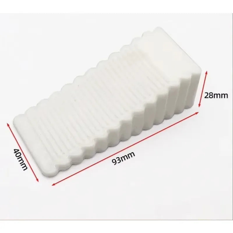 Front Door Stopper: Anti-collision, Movable Rubber Doorstop for Household Use.  Wedge-shaped Hardware for Home Applications