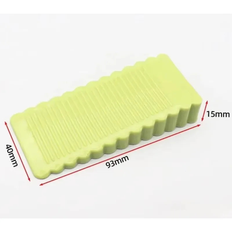 Front Door Stopper: Anti-collision, Movable Rubber Doorstop for Household Use.  Wedge-shaped Hardware for Home Applications
