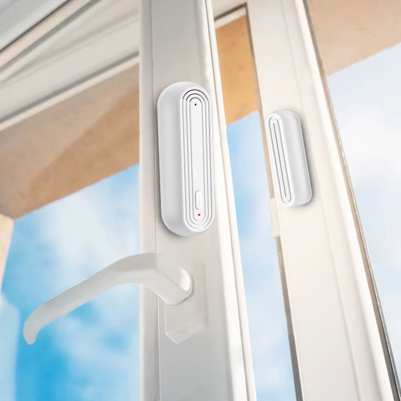 Tuya Smart Wifi Door Window Alarm Sensor Smart Home Open Closed Detectors Wifi Home Alarm Compatible with Alexa Google Home