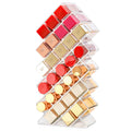 Clear Lipstick Holder Organizer, 28 Spaces Acrylic Lipgloss Organizers and Storage Box Display Stand