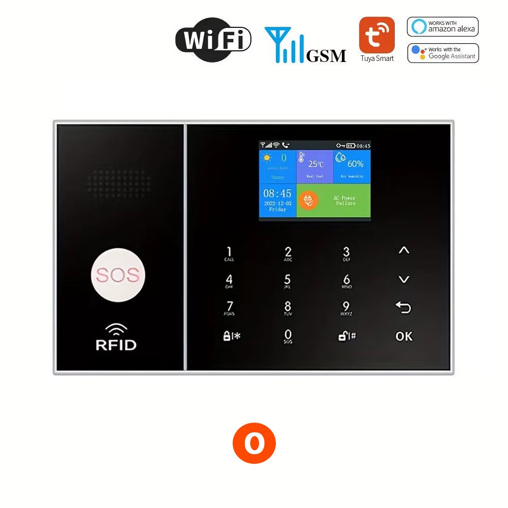 Home Security Tuya Home Alarm Wireless Smart System 2G GSM Wifi Home Child Safety Protection Anti-Theft Camera Automation