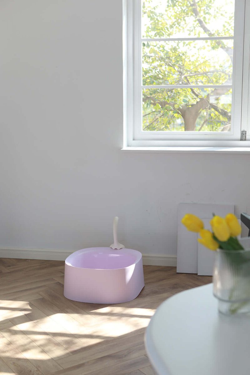 Purring Cat Litter Tray With Scoop