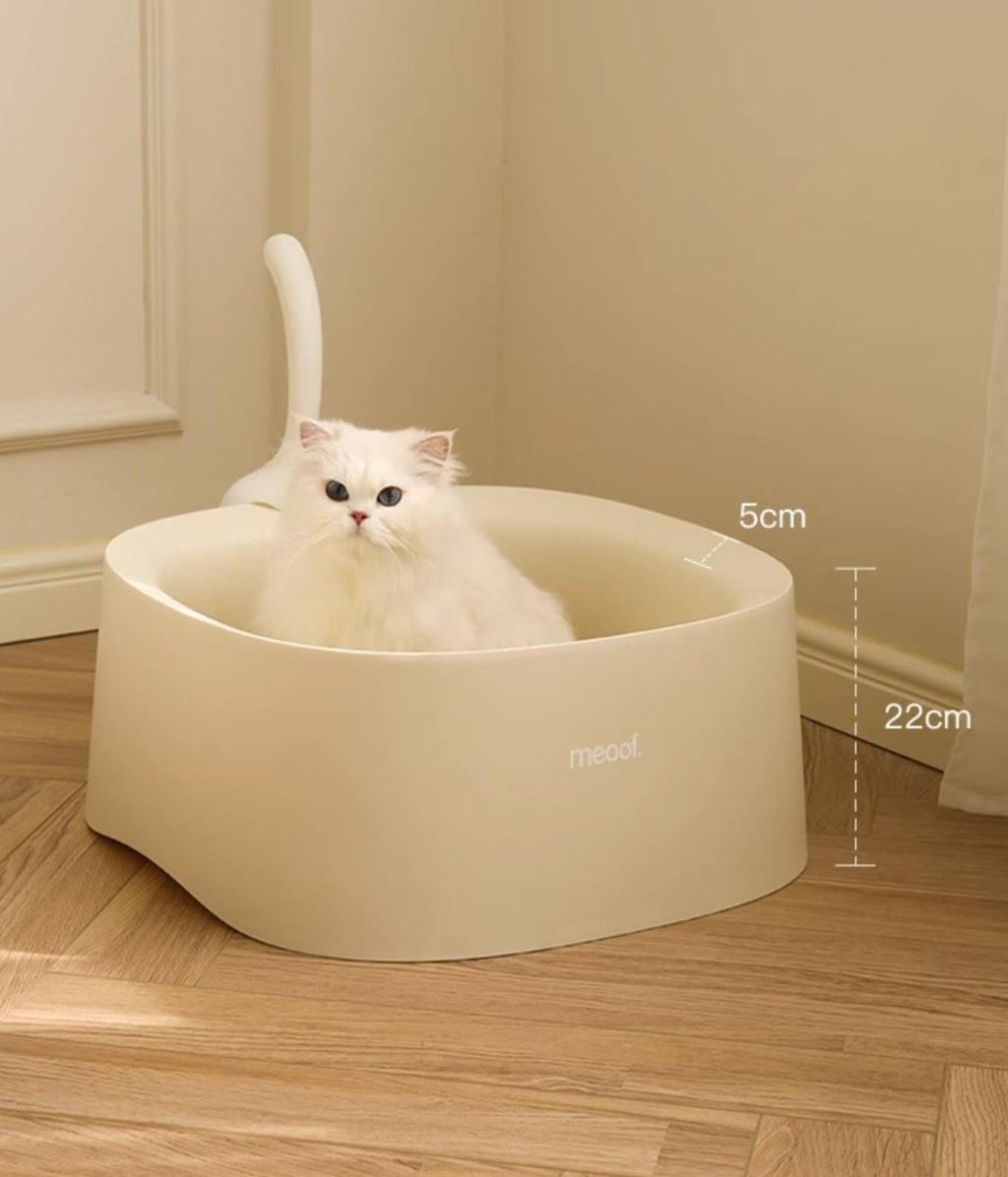 Purring Cat Litter Tray With Scoop